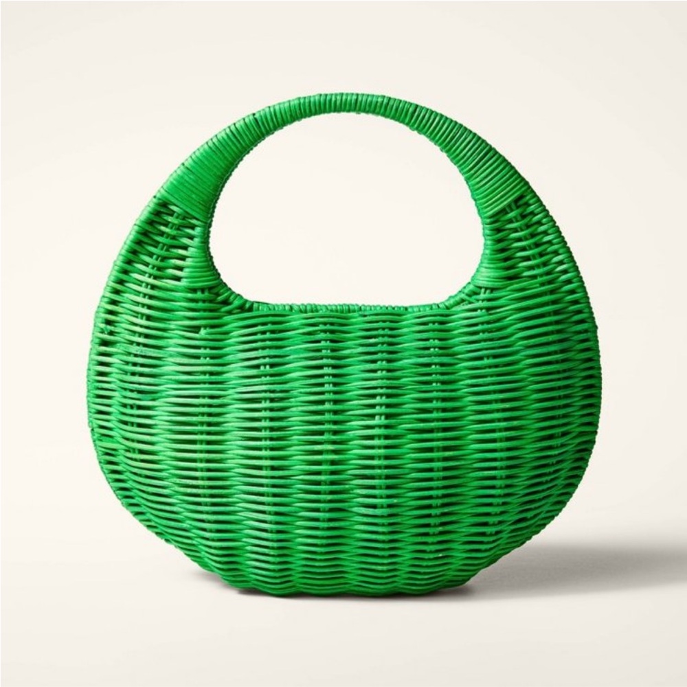 Target x Kate Spade Green Woven Mini Bag NWT